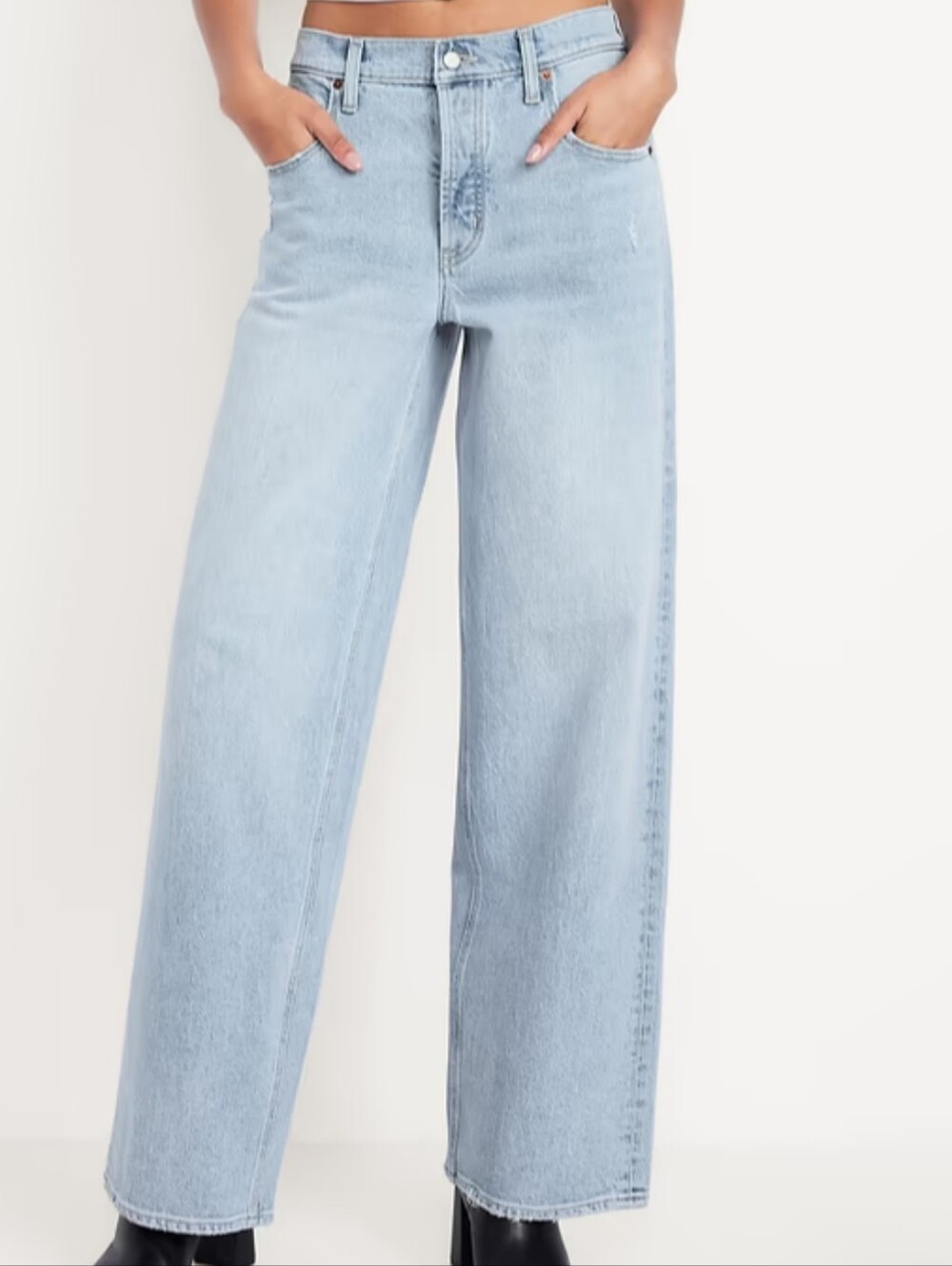 Light Wash Wide Leg Women’s Jeans - Brand Old Navy
